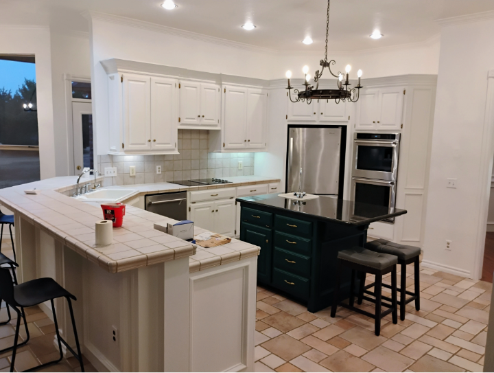 Professional interior painting in Edmond, OK home