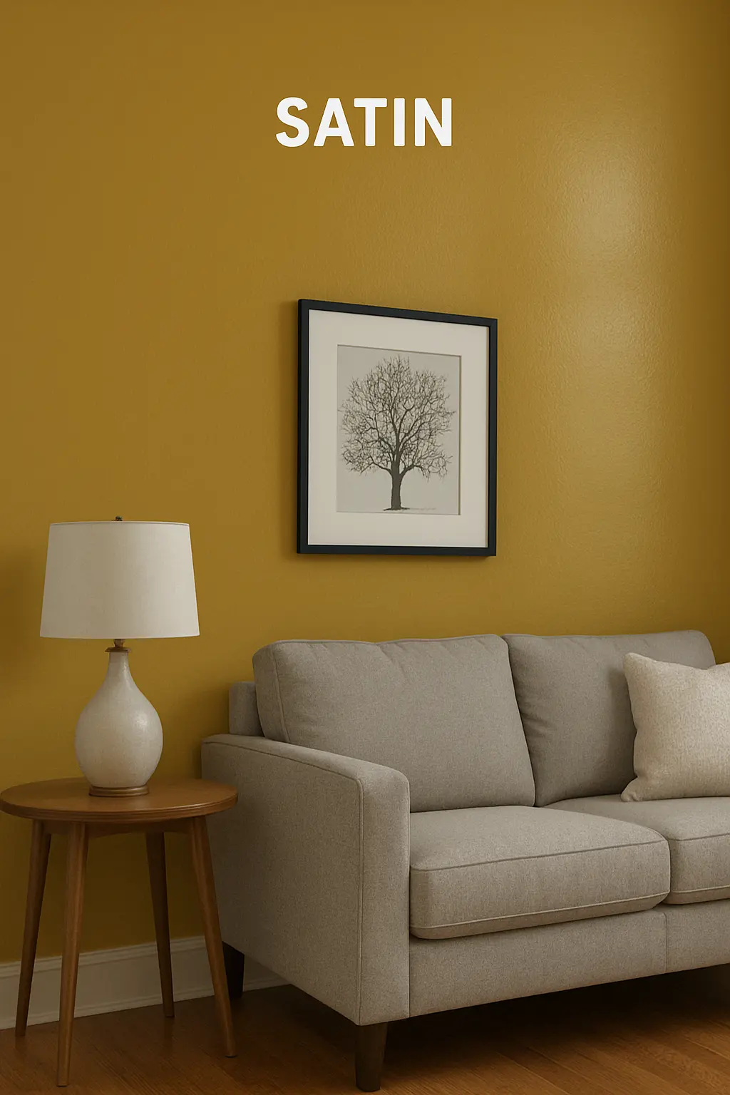 satin sheen illustration