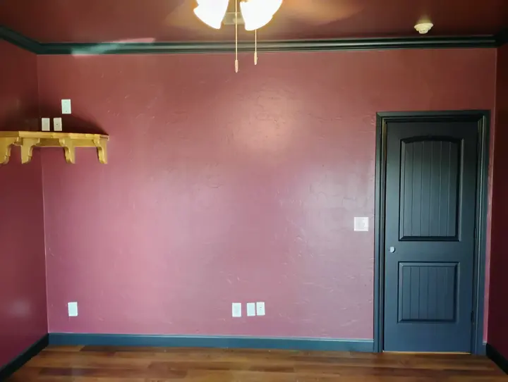 Inteior house royal garnet painting in Newcastle, Ok