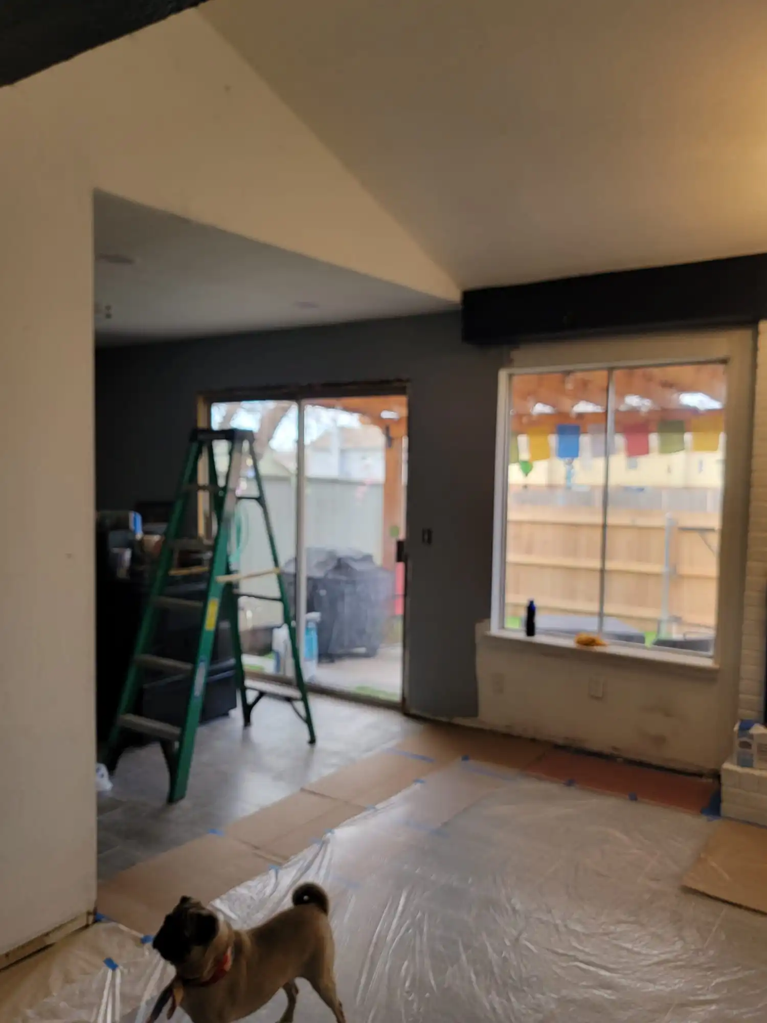 Interior Painting in Oklahoma City, Navy Color