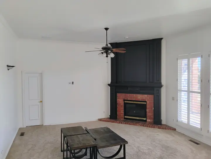 Interior house tricorn black painting in Edmond, OK
